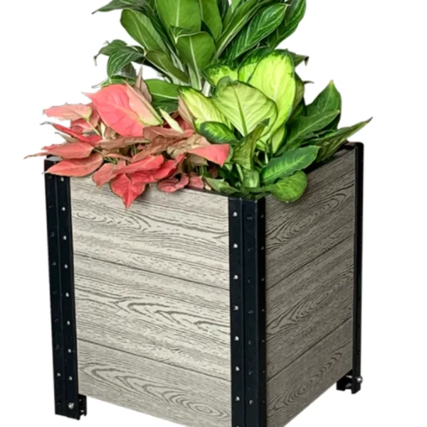 Planter Box Cornerstone in Grey 17" L x 19" W x 21" H