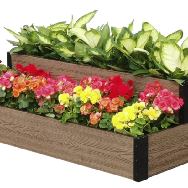 Cascade Wallside Garden Bed 45" L x 24"/12" W x 7"/14" H