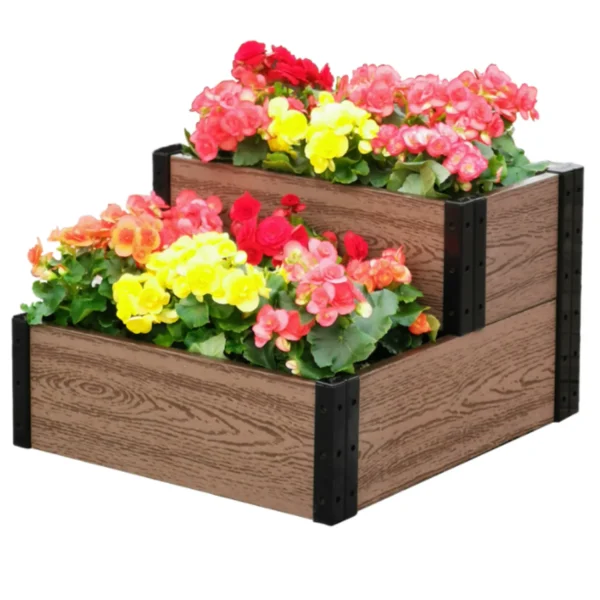 Mini Cascade Garden Bed 21" L x 24"/12" W x 7"/14" H