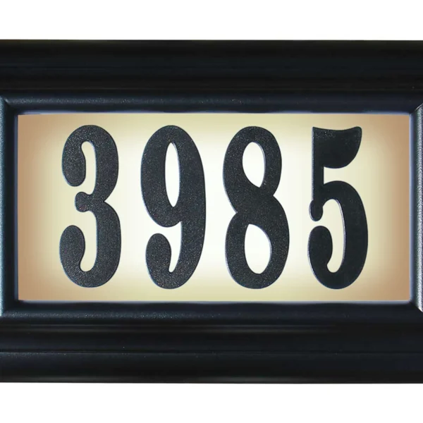 Edgewood "Do It Yourself Kit" Lighted Address Plaque