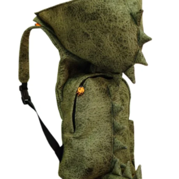 Dinosaur - Hooded Backpack - Waterproof