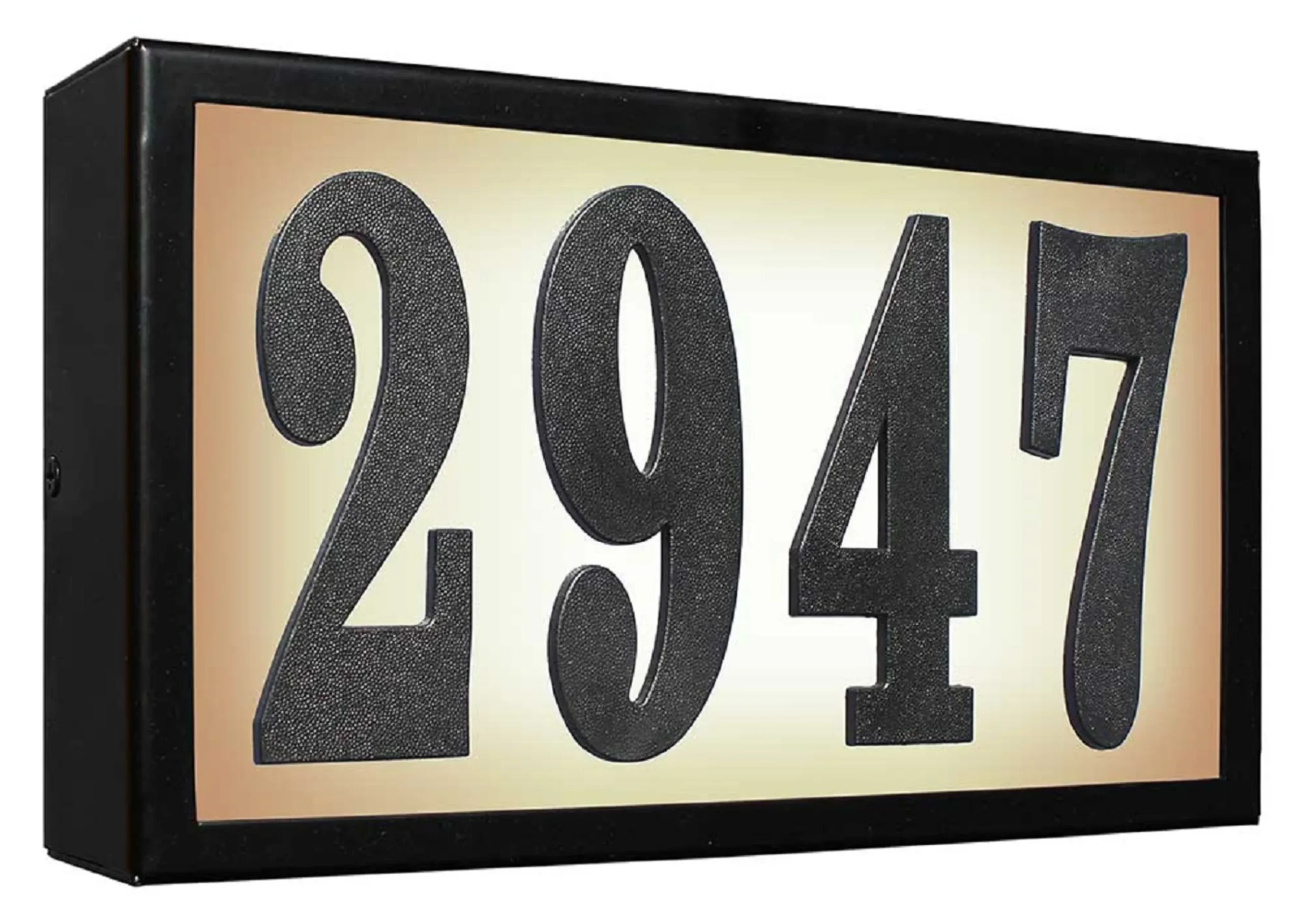SRST-AB60-BLK.0.td_size_1 Serrano Lighted Address Plaque "Do It Yourself Kit" - Image 1